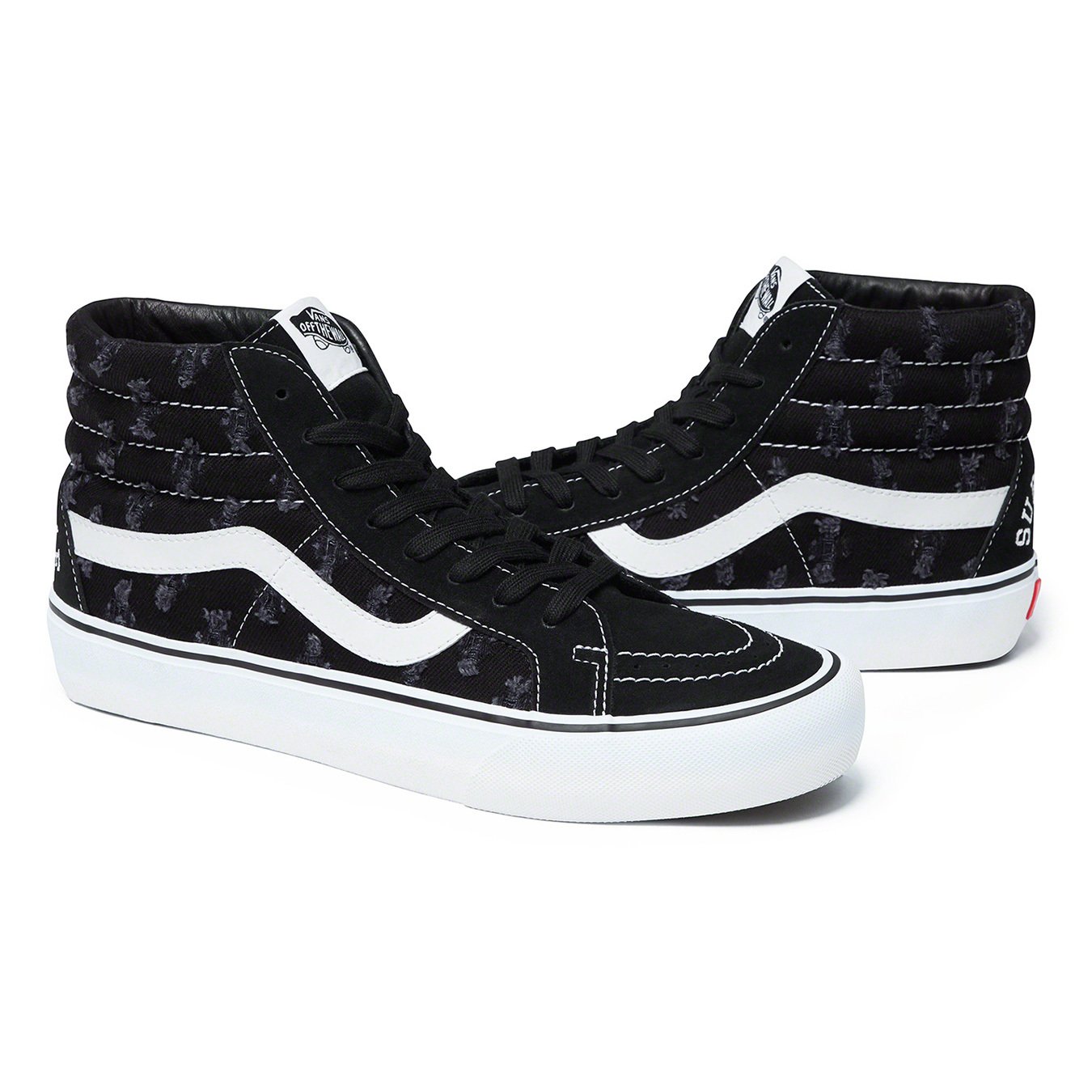 Vans Sk8-Hi Supreme Hole Punch Denim Shoes