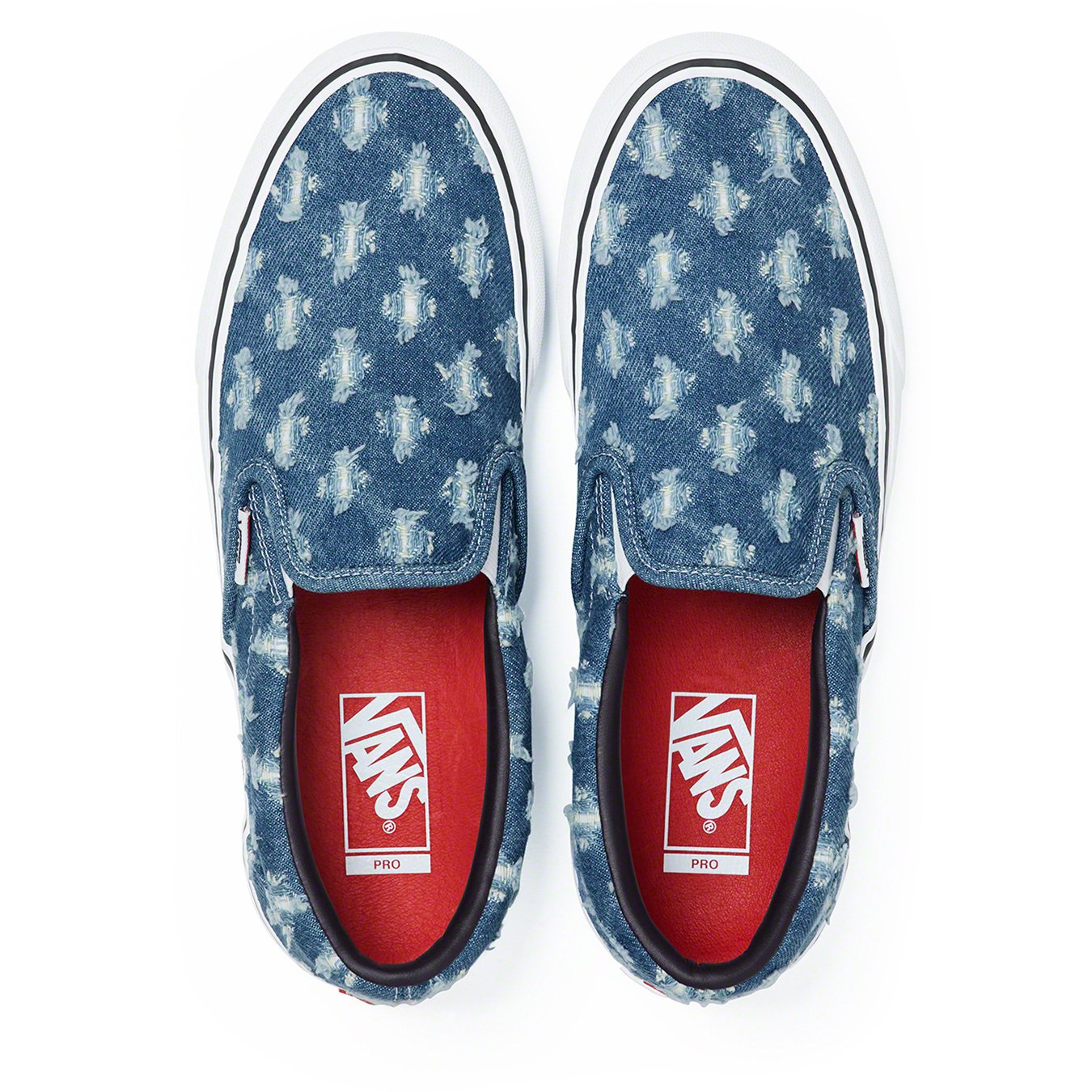 Vans Hole Punch Denim Slip-On Pro - spring summer 2020 - Supreme