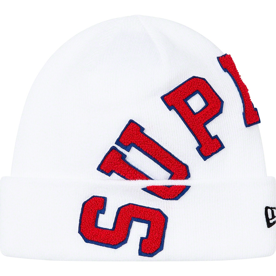 Details on New Era Big Arc Beanie White from fall winter 2020 (Price is $38)
