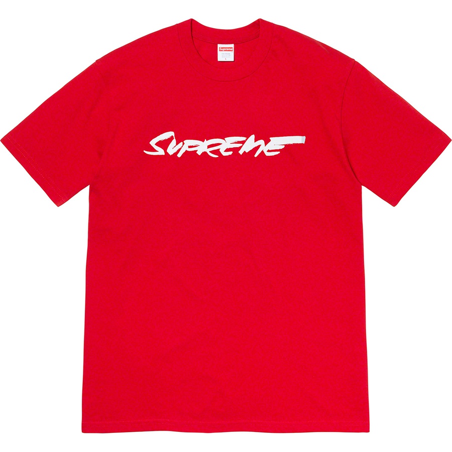 Details on Futura Logo Tee Red from fall winter 2020 (Price is $38)