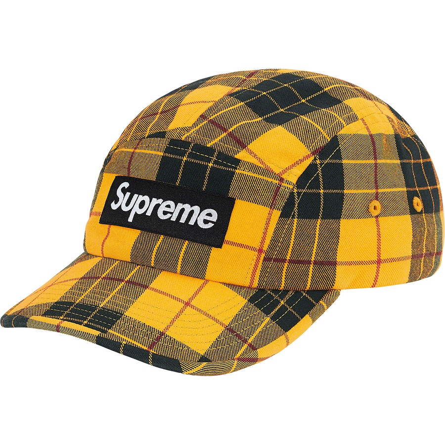 Details on Washed Chino Twill Camp Cap Yellow Tartan from fall winter
                                                    2020