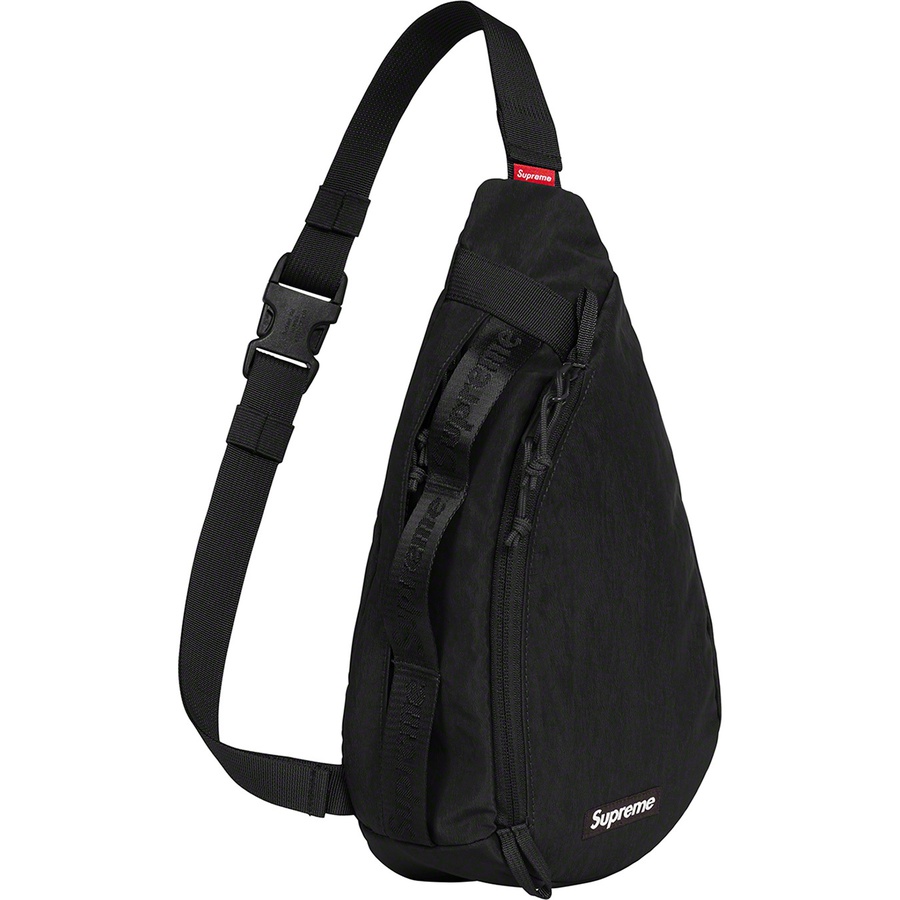 Supreme Sling Bag (FW20) - Black - $78