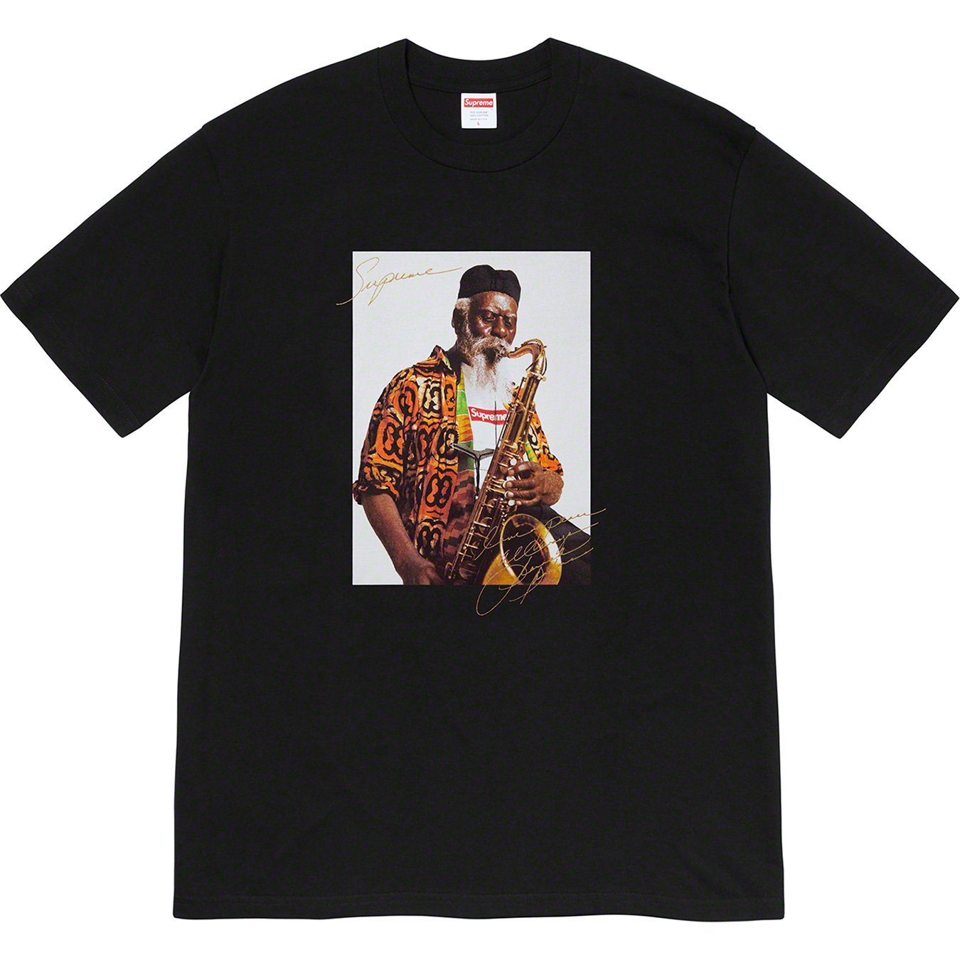 黒 希少 XL supreme Pharoah Sanders Tee-