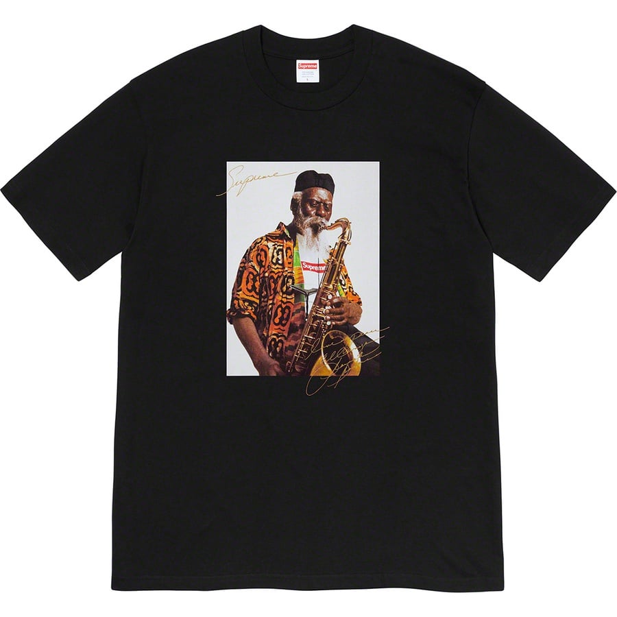 Details on Pharoah Sanders Tee Black from fall winter
                                                    2020 (Price is $48)