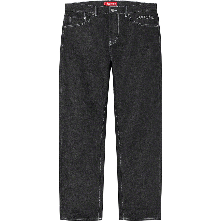 Details on Supreme Smurfs™ Regular Jean Black from fall winter
                                                    2020 (Price is $178)