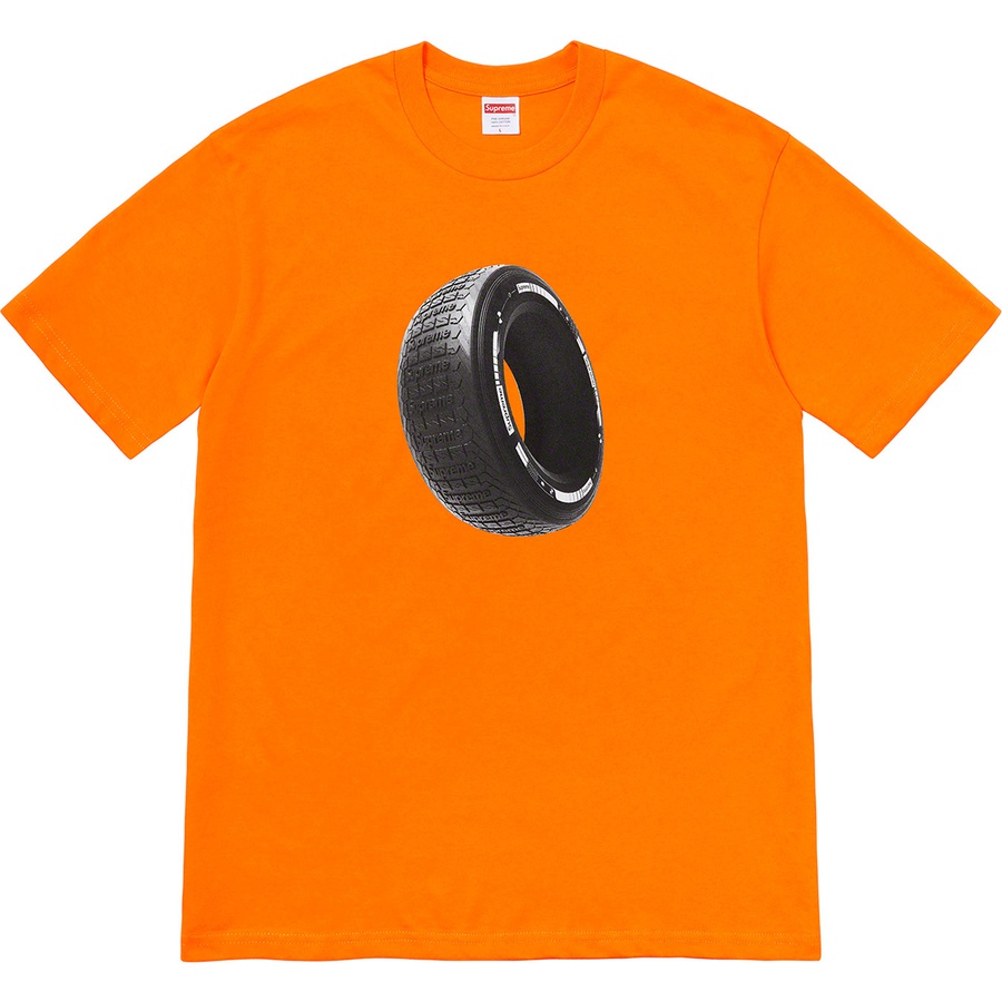 Details on Tire Tee Orange from fall winter 2020 (Price is $38)