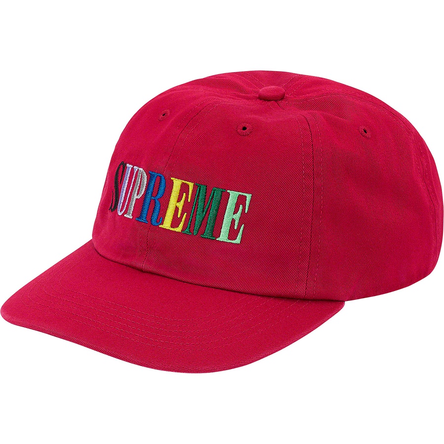 Details on Multi Color Logo 6-Panel Red from fall winter 2020 (Price is $48)