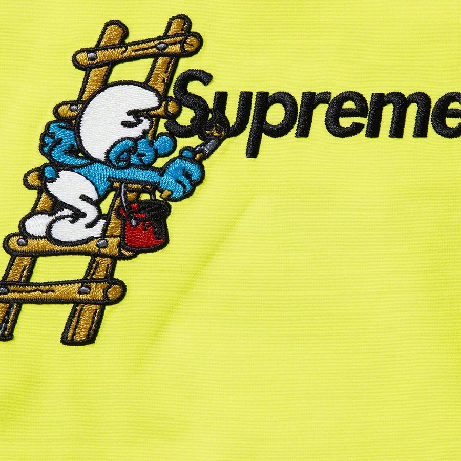 Details on Supreme Smurfs™ GORE-TEX Shell Jacket Bright Yellow from fall winter
                                                    2020 (Price is $398)