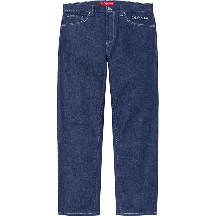 Details on Supreme Smurfs™ Regular Jean Blue from fall winter
                                                    2020 (Price is $178)