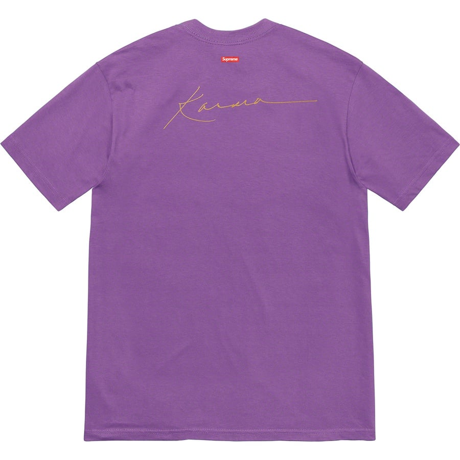 Details on Pharoah Sanders Tee Purple from fall winter
                                                    2020 (Price is $48)