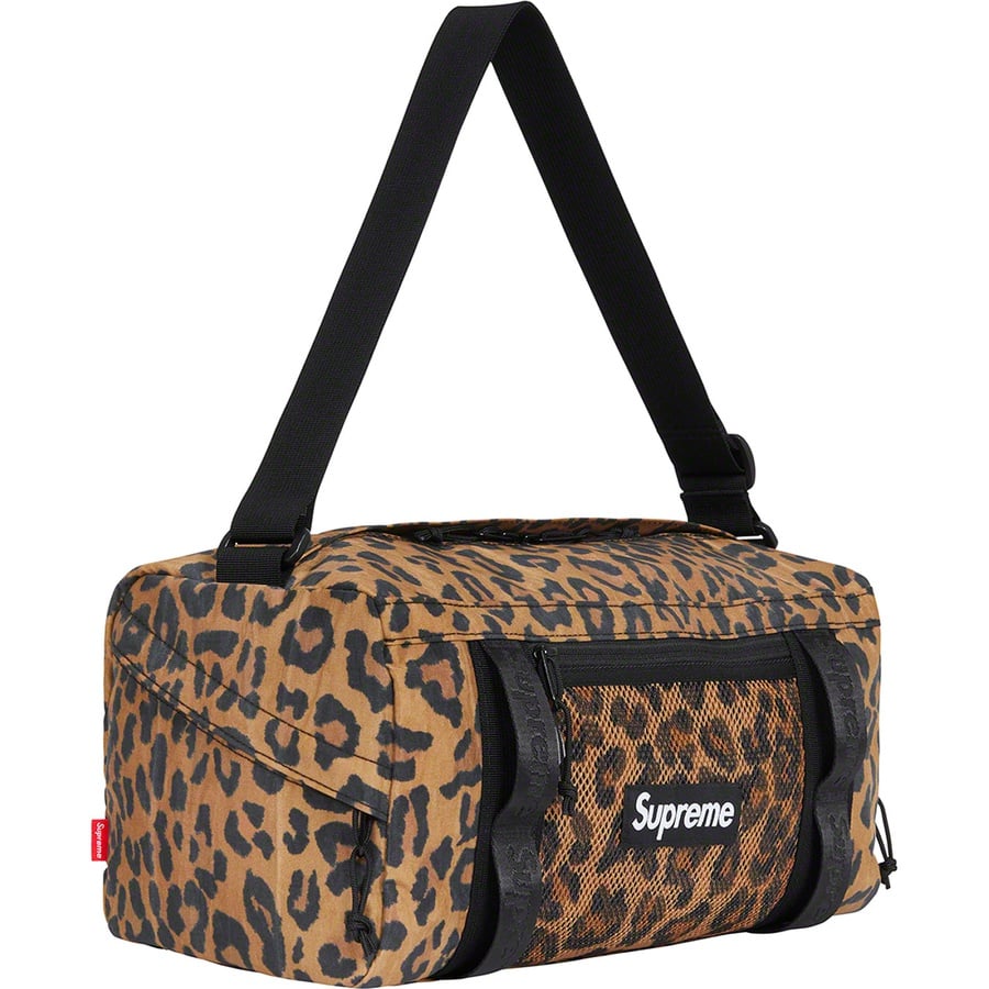 Details on Mini Duffle Bag Leopard from fall winter
                                                    2020 (Price is $98)