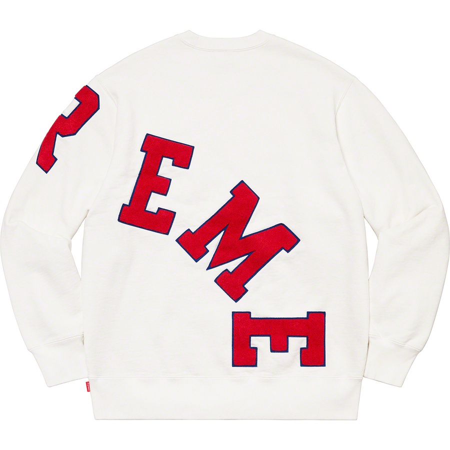 Details on Big Arc Crewneck White from fall winter
                                                    2020 (Price is $148)