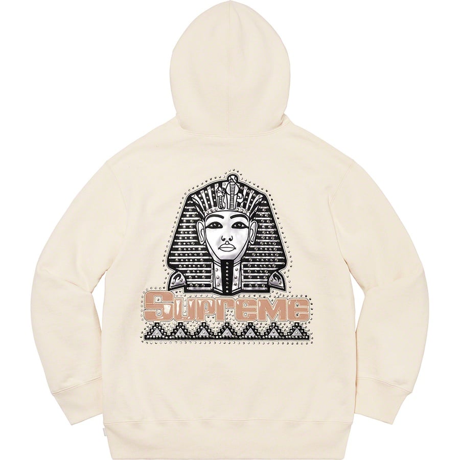 Supreme Pharaoh Studded Hooded Sweatshirt (FW20) - Natural - $168