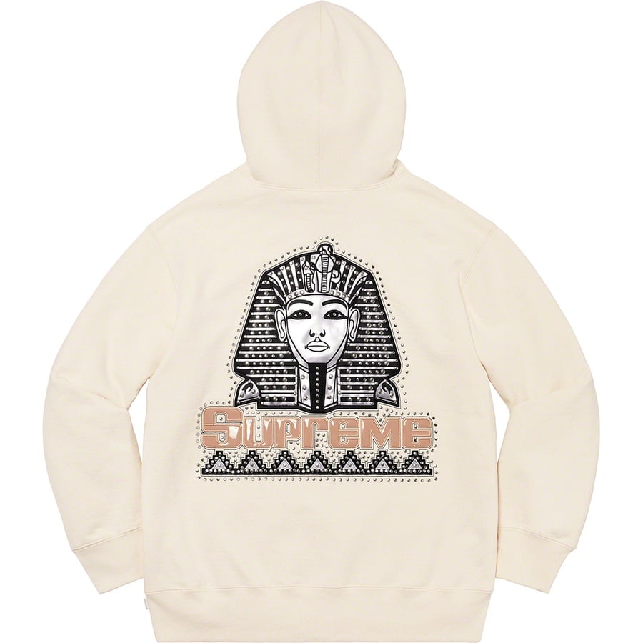 Details on Pharaoh Studded Hooded Sweatshirt Natural from fall winter
                                                    2020 (Price is $168)