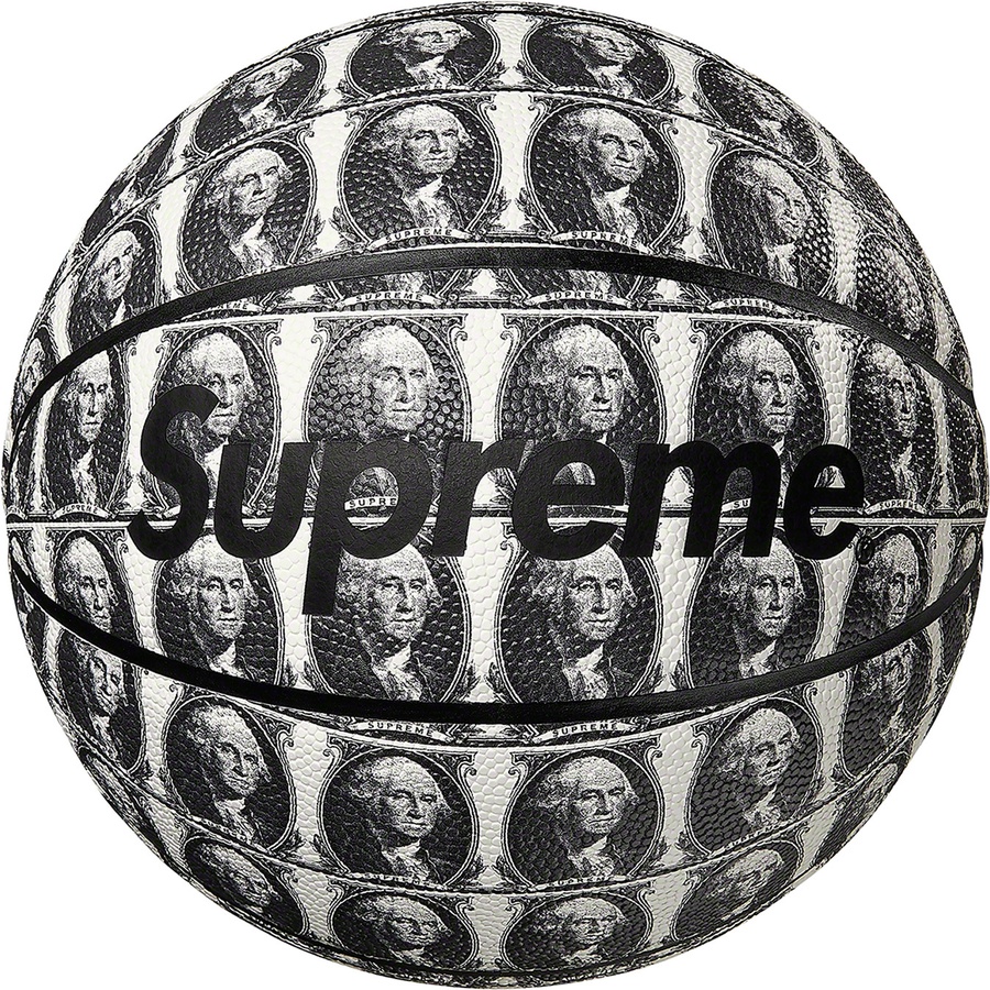 Details on Supreme Spalding Washington Basketball White from fall winter
                                                    2020 (Price is $108)