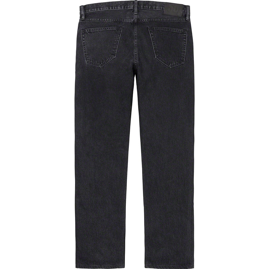 Details on Stone Washed Black Slim Jean Washed Black from fall winter
                                                    2020 (Price is $148)