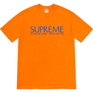 Nuova York Tee - fall winter 2020 - Supreme