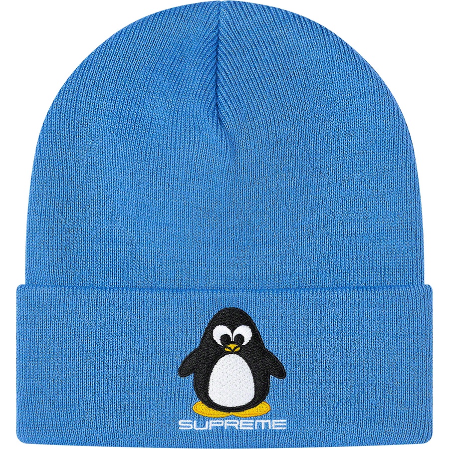 Supreme Penguin Beanie (FW20) - Bright Blue - $34