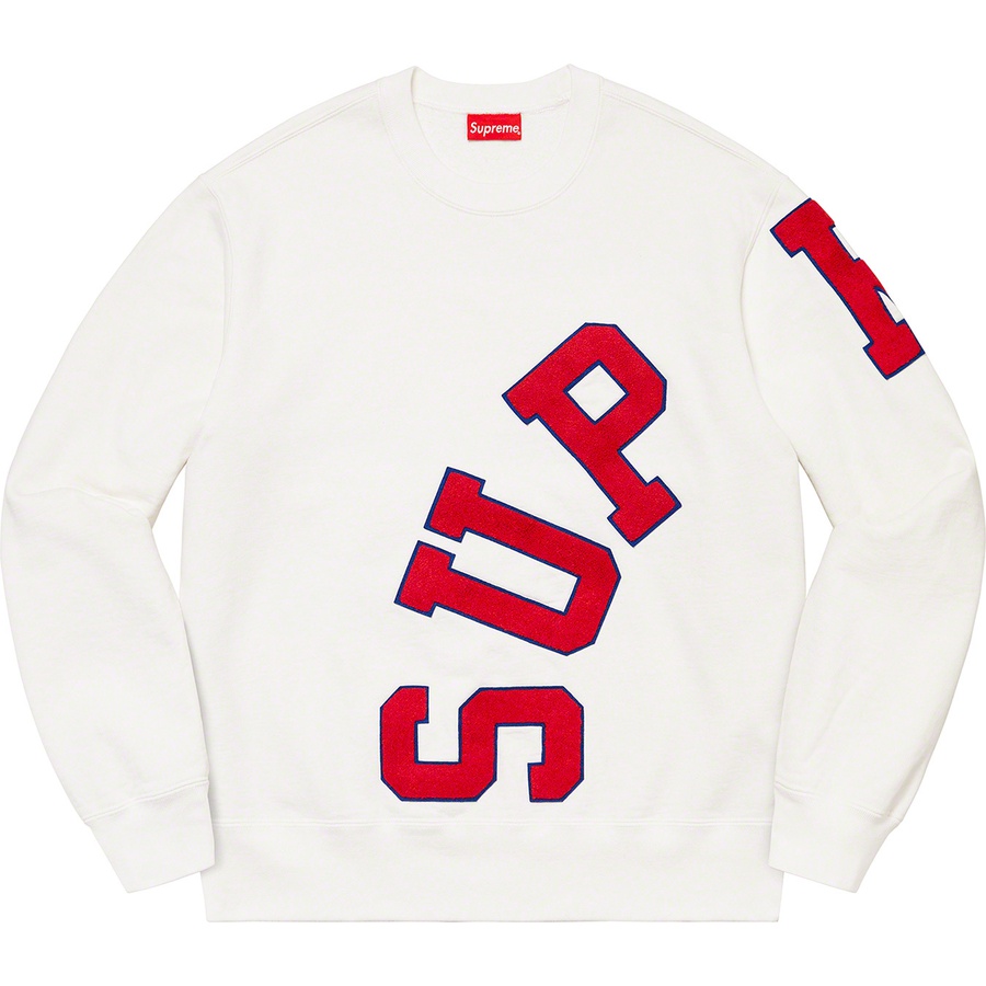 Details on Big Arc Crewneck White from fall winter
                                                    2020 (Price is $148)