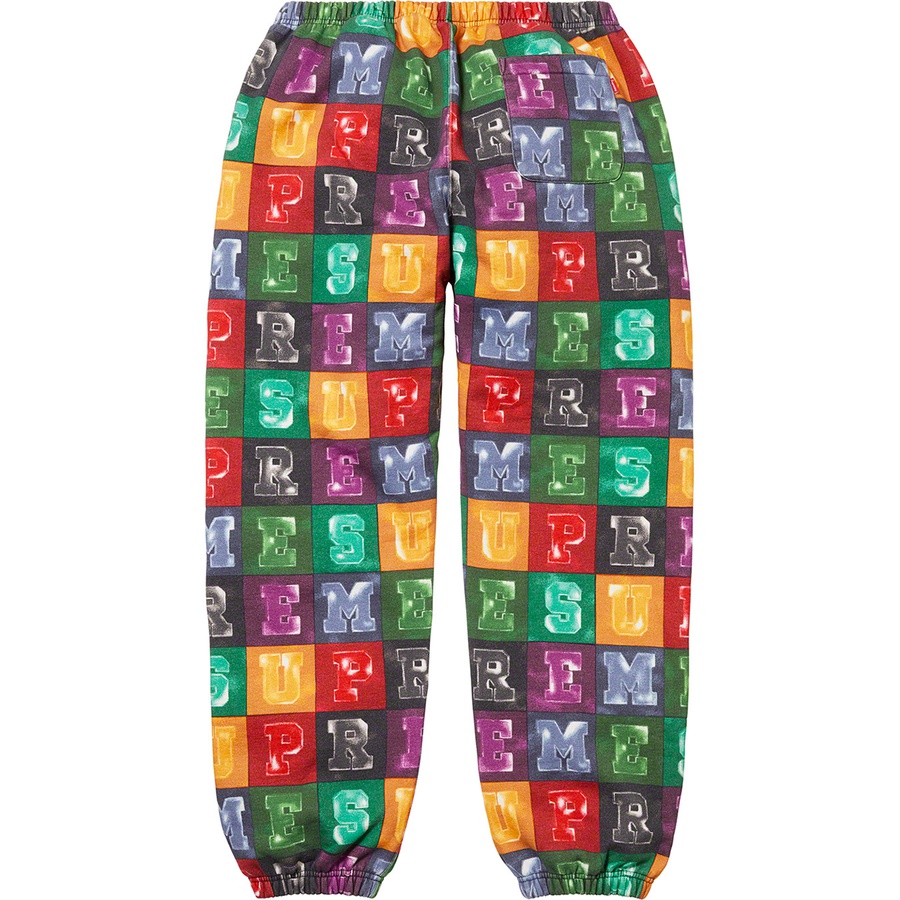 Details on Blocks Sweatpant Multicolor from fall winter
                                                    2020 (Price is $158)