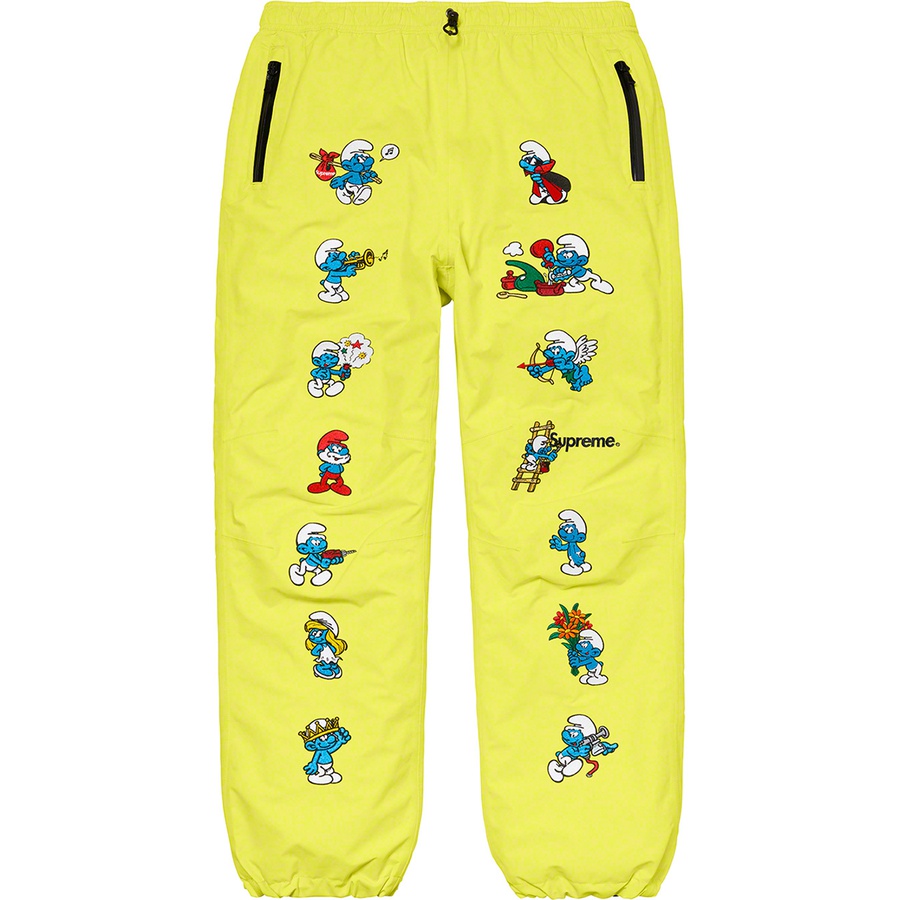 Details on Supreme Smurfs™ GORE-TEX Pant Bright Yellow from fall winter
                                                    2020 (Price is $248)