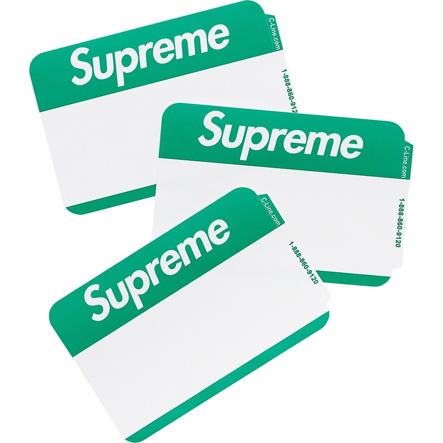 Details on Name Badge Stickers (Pack of 100) Green from fall winter 2020 (Price is $12)