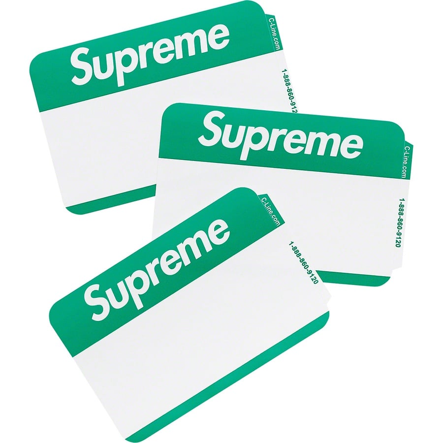 Details on Name Badge Stickers (Pack of 100) Green from fall winter
                                                    2020 (Price is $12)