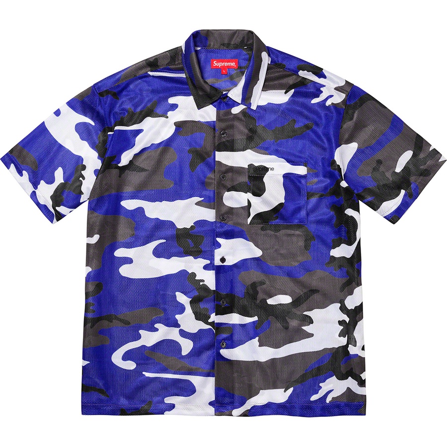 Details on Camo Mesh S S Shirt Royal from fall winter
                                                    2020 (Price is $118)