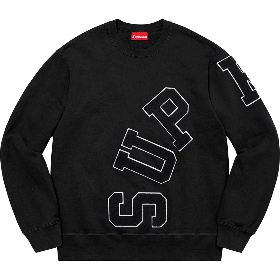 Details on Big Arc Crewneck Black from fall winter
                                                    2020 (Price is $148)