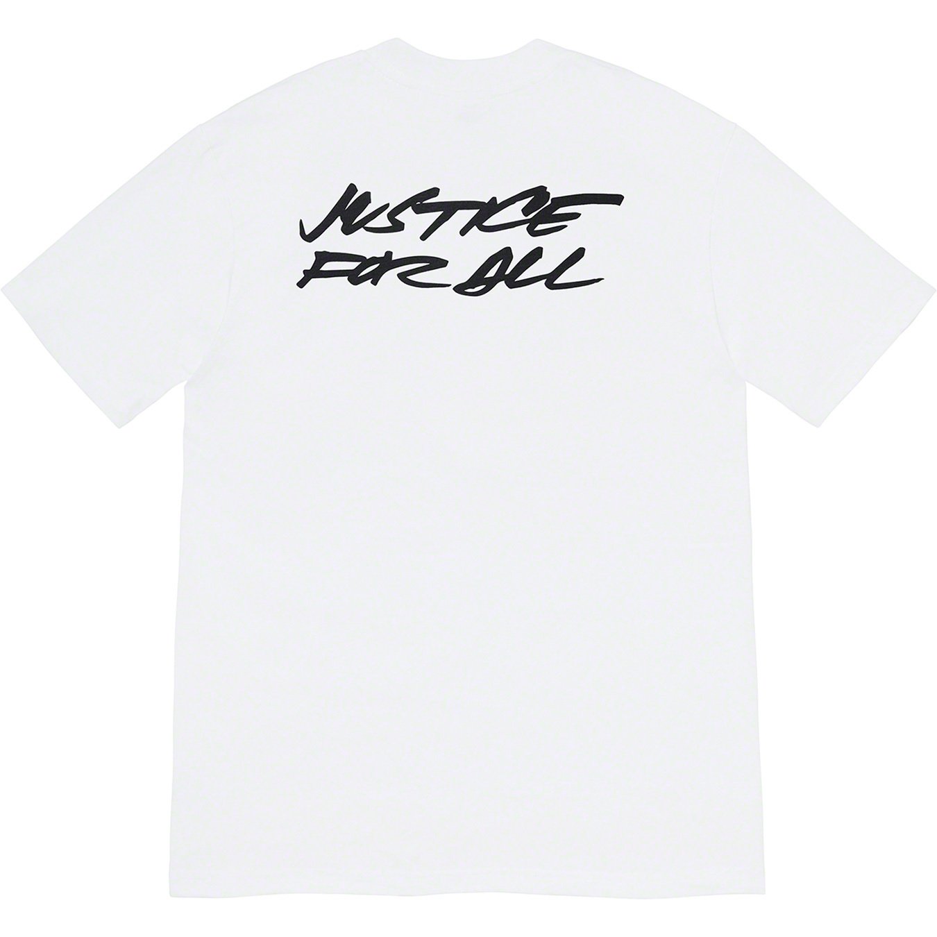 futura logo tee supreme L size BLACK