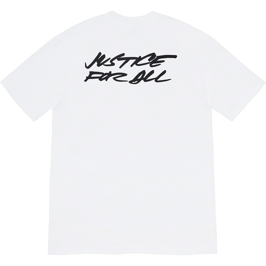 Details on Futura Logo Tee White from fall winter 2020 (Price is $38)