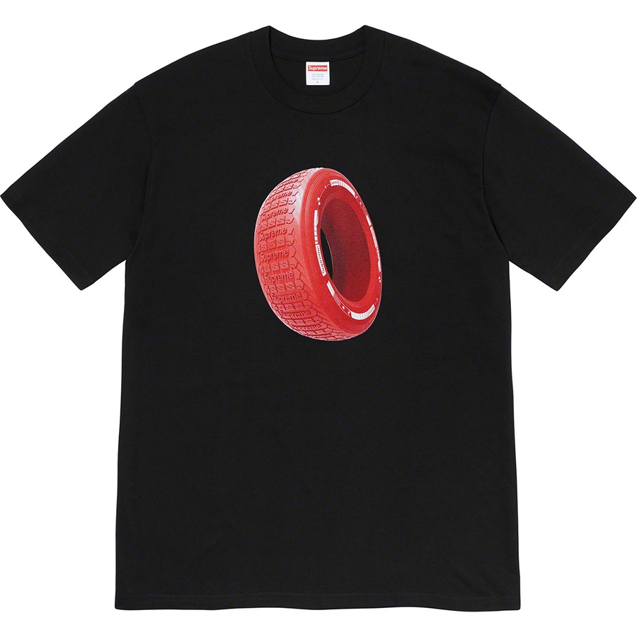 Details on Tire Tee Black from fall winter 2020 (Price is $38)