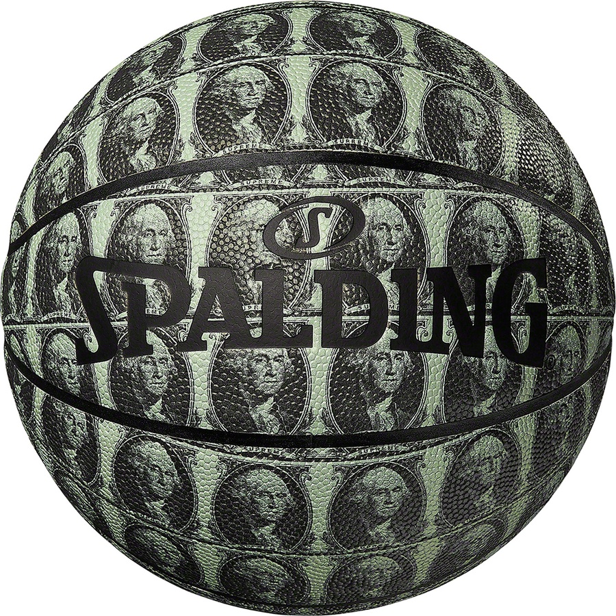 Details on Supreme Spalding Washington Basketball Pale Mint from fall winter 2020 (Price is $108)