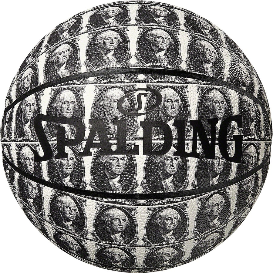 Details on Supreme Spalding Washington Basketball White from fall winter
                                                    2020 (Price is $108)