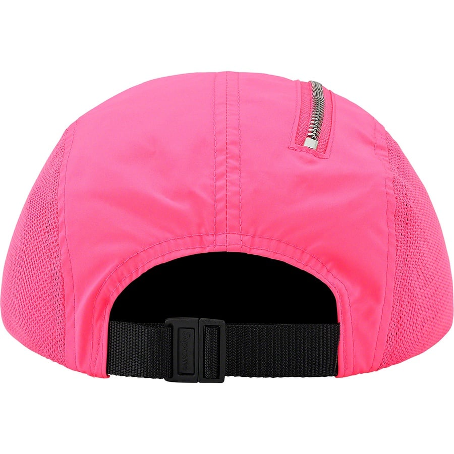 Details on Zip Mesh Camp Cap Bright Pink from fall winter
                                                    2020 (Price is $48)