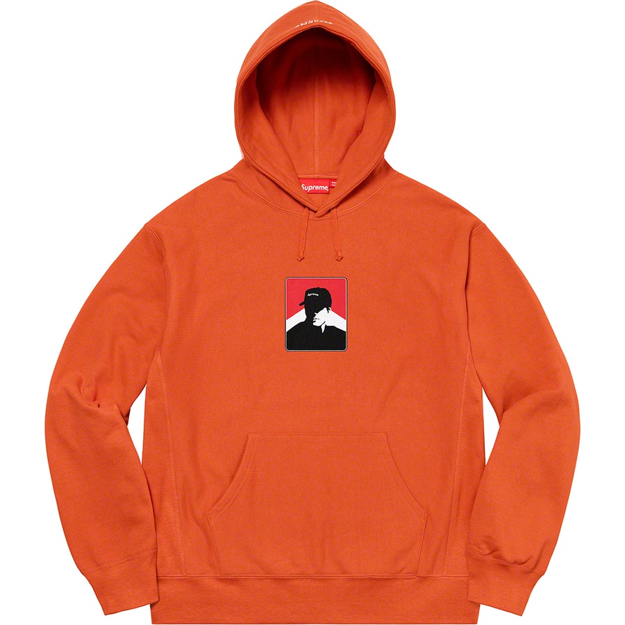 Details on Portrait Hooded Sweatshirt Burnt Orange from fall winter
                                                    2020 (Price is $158)