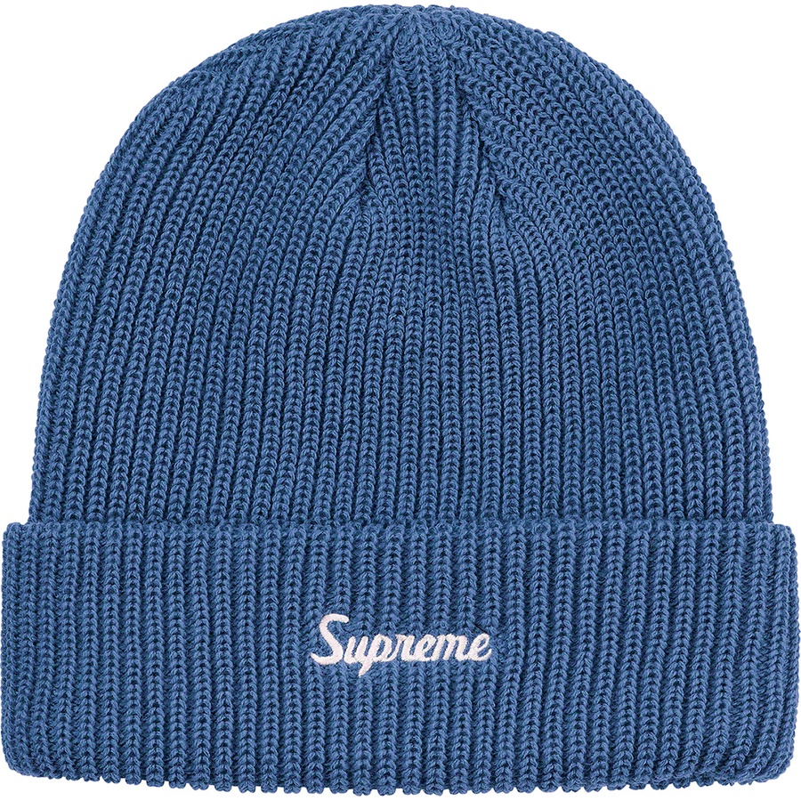 Details on Loose Gauge Beanie 1 Light Indigo from fall winter
                                                    2020 (Price is $34)