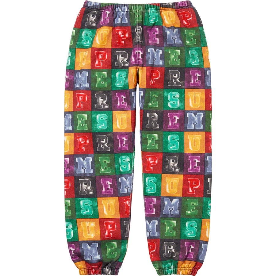 Details on Blocks Sweatpant Multicolor from fall winter
                                                    2020 (Price is $158)