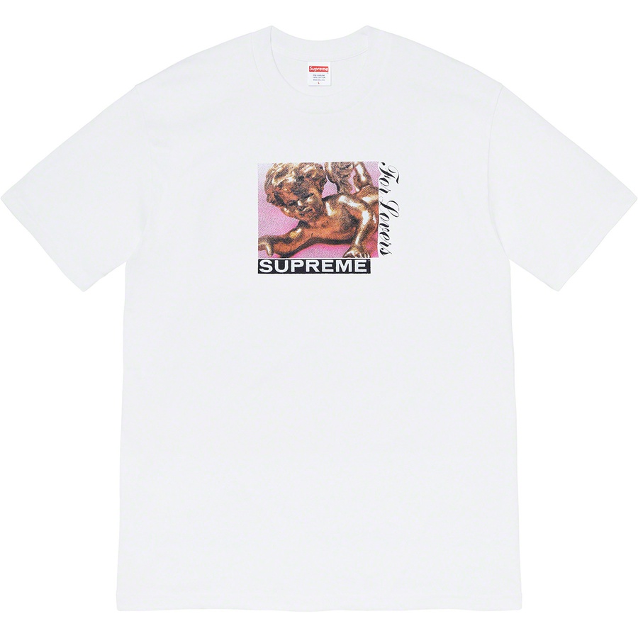 Details on Lovers Tee White from fall winter 2020 (Price is $38)