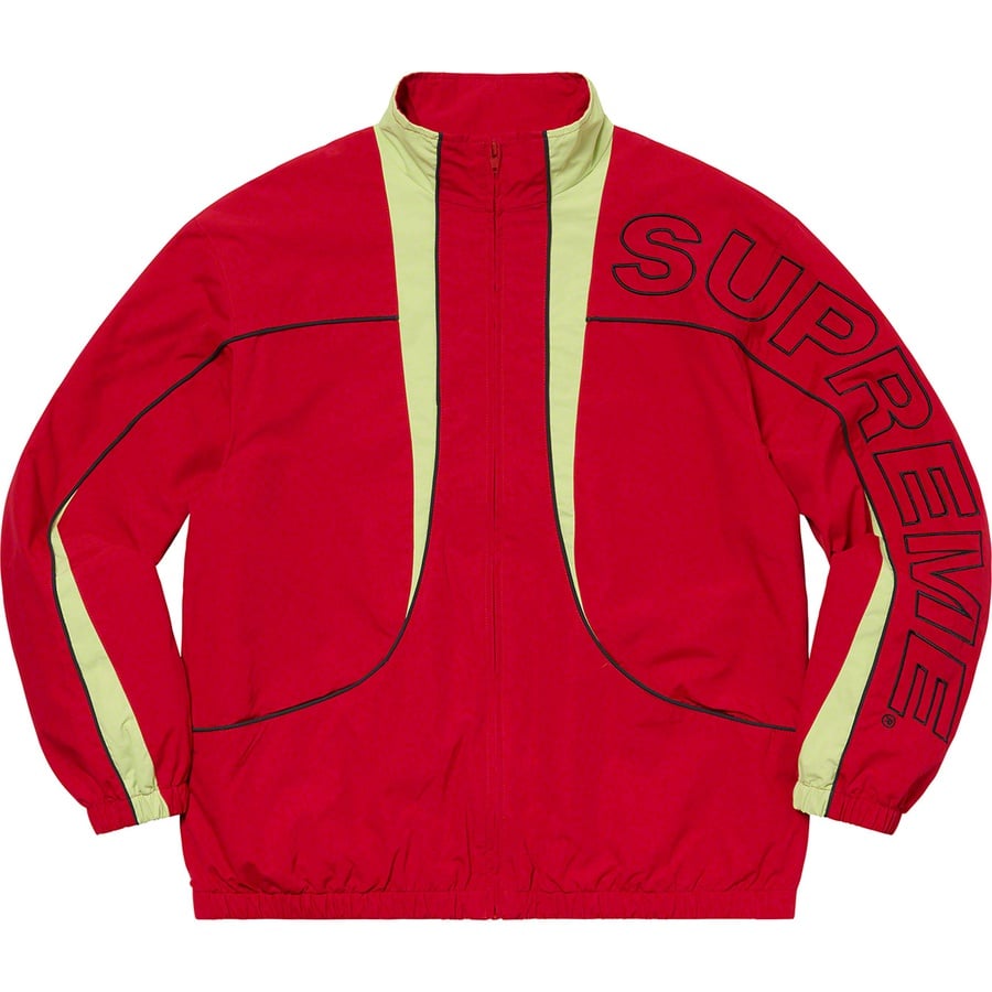 Details on Piping Track Jacket Red from fall winter
                                                    2020 (Price is $158)