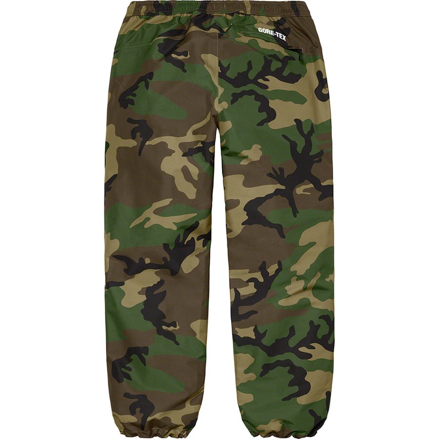 Details on Supreme Smurfs™ GORE-TEX Pant Woodland Camo from fall winter
                                                    2020 (Price is $248)