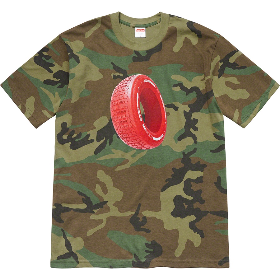 Details on Tire Tee Woodland Camo from fall winter 2020 (Price is $38)