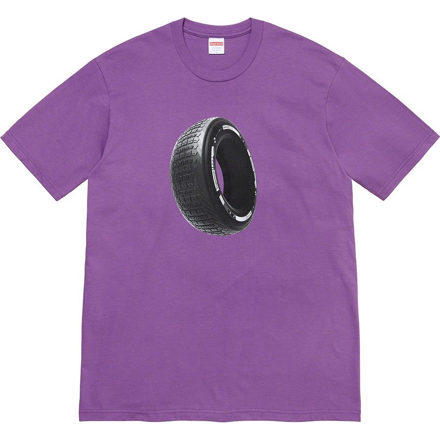 Details on Tire Tee Purple from fall winter 2020 (Price is $38)