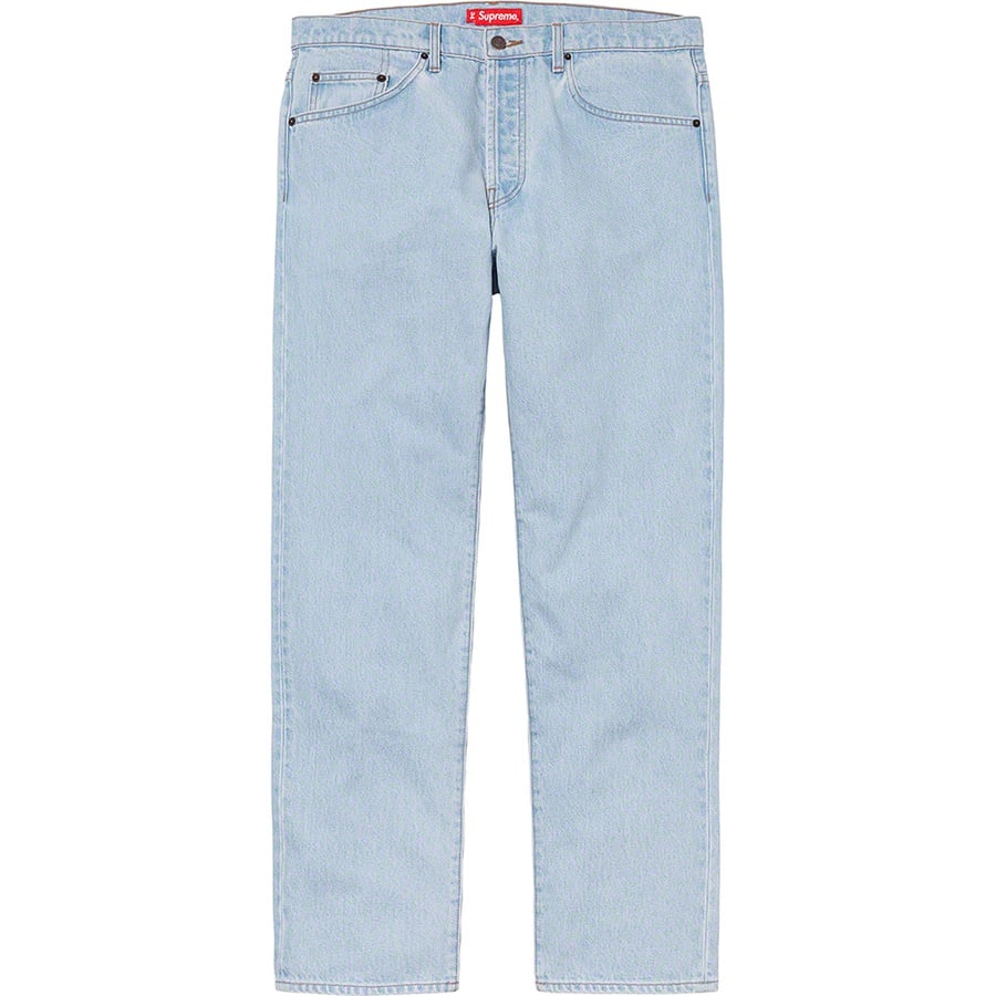 Details on Regular Jean Washed Blue from fall winter
                                                    2020 (Price is $148)