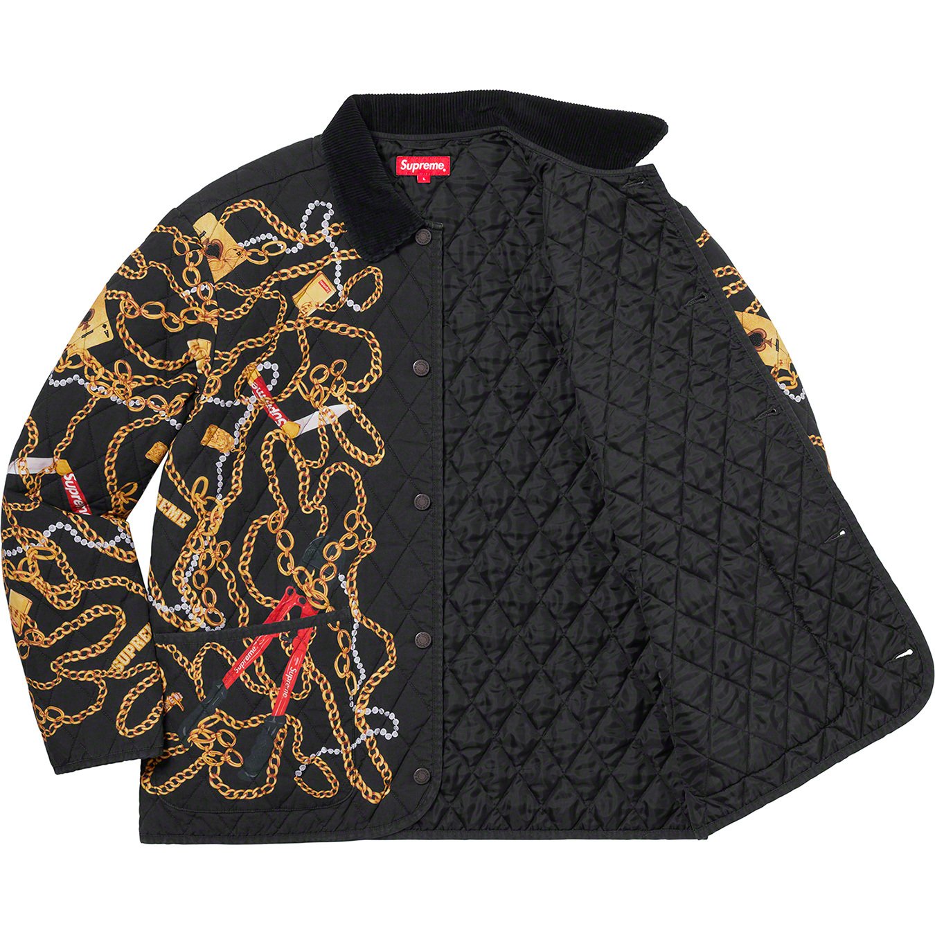 Chains Quilted Jacket - fall winter 2020 - Supreme
