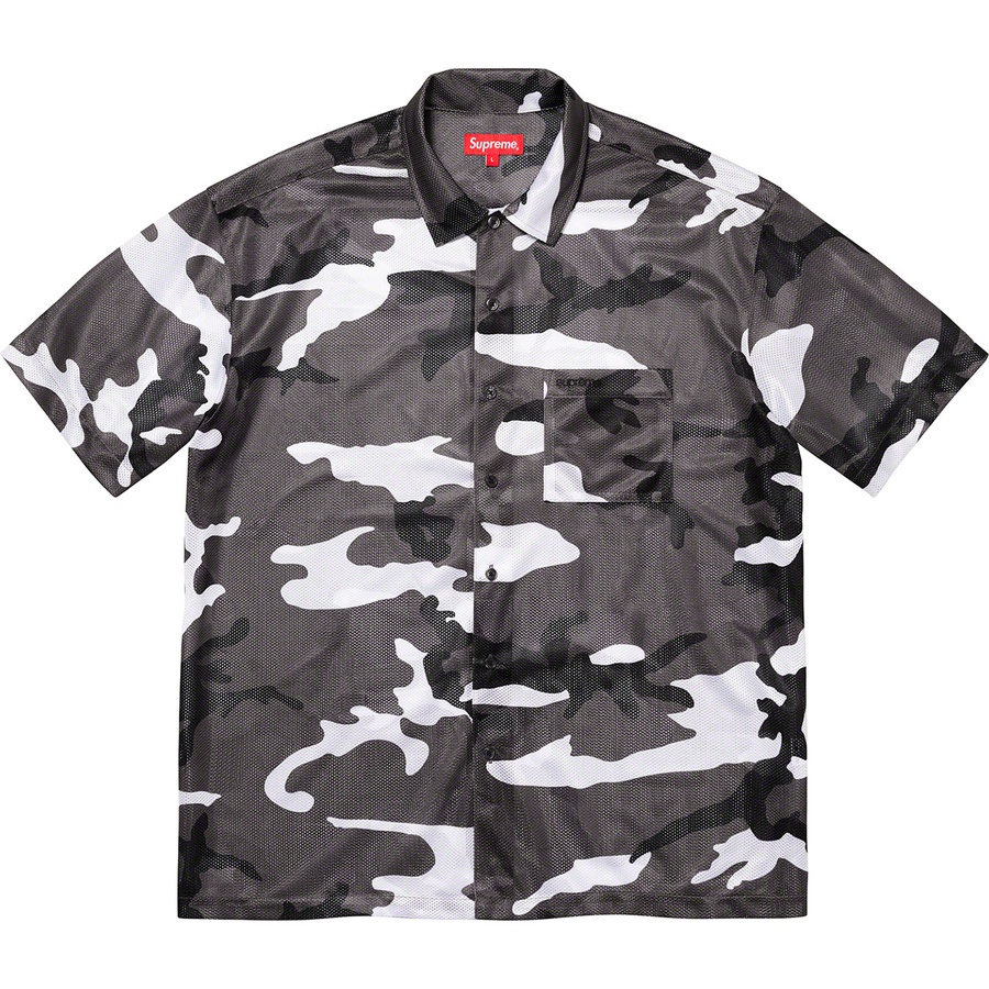 Details on Camo Mesh S S Shirt Black from fall winter
                                                    2020 (Price is $118)