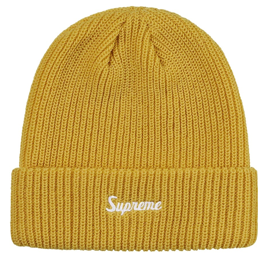 Details on Loose Gauge Beanie 1 Sulfur  from fall winter
                                                    2020 (Price is $34)