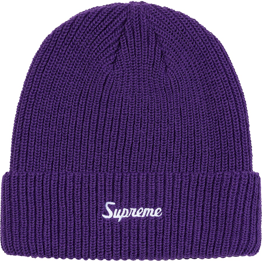 Details on Loose Gauge Beanie 1 Purple from fall winter
                                                    2020 (Price is $34)