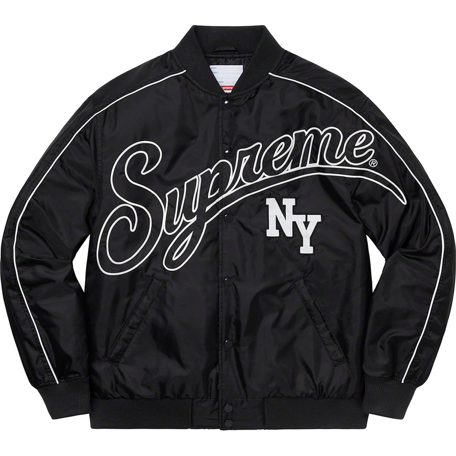 Contrast Script Varsity Jacket - fall winter 2020 - Supreme