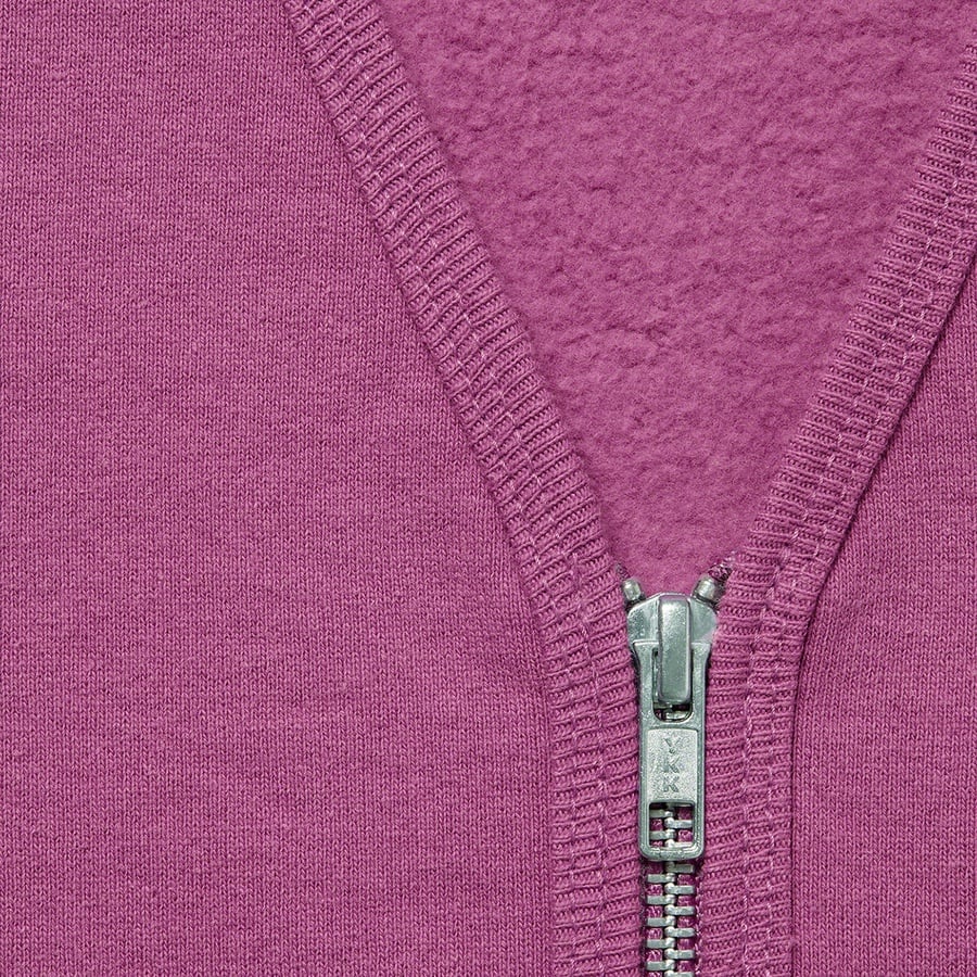 Details on Zip Up Sweat Vest Bright Purple from fall winter
                                                    2020 (Price is $110)